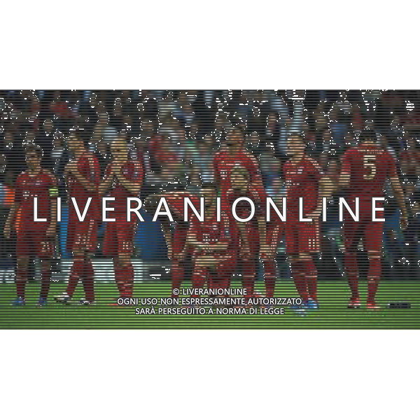 UEFA Champions League 2011/2012 Finale Monaco di Baviera (Germania) - 19.05.2012 Bayern Monaco-Chelsea Nella Foto:Bayern Monaco Squadra durante i rclaci di rigore /Ph.Vitez-Ag. Aldo Liverani