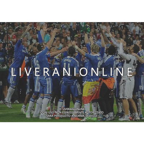 UEFA Champions League 2011/2012 Finale Monaco di Baviera (Germania) - 19.05.2012 Bayern Monaco-Chelsea Nella Foto:Esultanza Chelsea /Ph.Vitez-Ag. Aldo Liverani