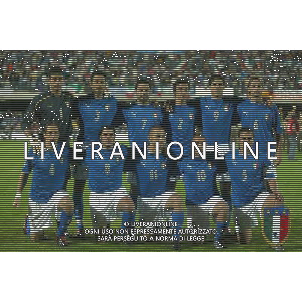 CAMPOBASSO 03/06/2003 ITALIA - IRLANDA DEL NORD AMICHEVOLE NELLA FOTO LA FORMAZIONE DELL\'ITALIA FOTO PECORARO/AGENZIA ALDO LIVERANI