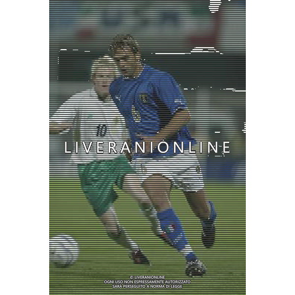 CAMPOBASSO 03/06/2003 ITALIA - IRLANDA DEL NORD AMICHEVOLE NELLA FOTO LEGROTTAGLIE NICOLA FOTO PECORARO/AGENZIA ALDO LIVERANI