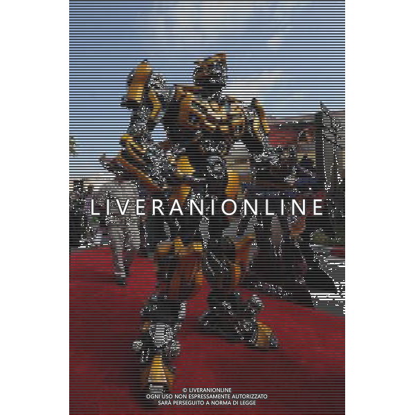 (120525) -- LOS ANGELES, May 25, 2012 () -- New 3D-HD mega-attraction,\'Transformers: The Ride-3D,\'celebrates premiere at Universal Studios Hollywood, in Los Angeles of the United States, May 24, 2012. (/Yang Lei) ©photoshot/AGENZIA ALDO LIVERANI SAS - ITALY ONLY - La nuova mega attrazione in 3D-HD \'Transformers: The Ride-3D,\' festeggia la premiere agli Universal Studios Hollywood, di Los Angeles negli Stati Uniti, 24 maggio 2012.