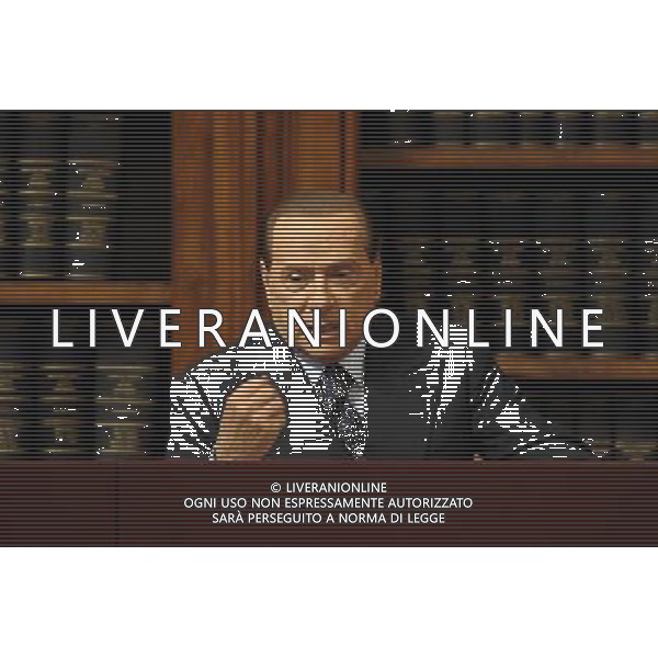Roma, 24 magio 2012- conferenza stampa in Sala Koch di Palazzo Madama, il presidente del Pdl, Silvio Berlusconi, e il segretario politico del partito, Angelino Alfano nella foto Silvio Berlusconi ph. corradetti/AG ALDO LIVERANI SAS