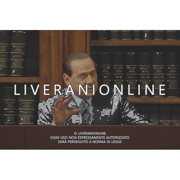 Roma, 24 magio 2012- conferenza stampa in Sala Koch di Palazzo Madama, il presidente del Pdl, Silvio Berlusconi, e il segretario politico del partito, Angelino Alfano nella foto Silvio Berlusconi ph. corradetti/AG ALDO LIVERANI SAS