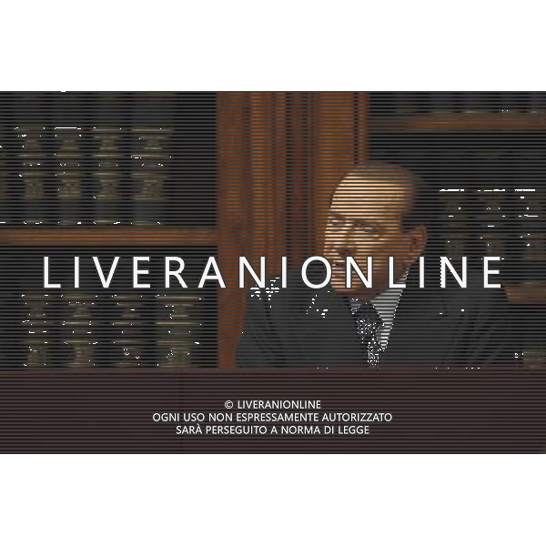 Roma, 24 magio 2012- conferenza stampa in Sala Koch di Palazzo Madama, il presidente del Pdl, Silvio Berlusconi, e il segretario politico del partito, Angelino Alfano nella foto Silvio Berlusconi ph. corradetti/AG ALDO LIVERANI SAS