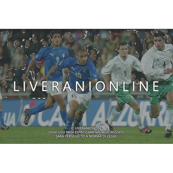 CAMPOBASSO 03/06/2003 ITALIA - IRLANDA DEL NORD AMICHEVOLE NELLA FOTO MICCOLI FABRIZIO FOTO PECORARO/AGENZIA ALDO LIVERANI