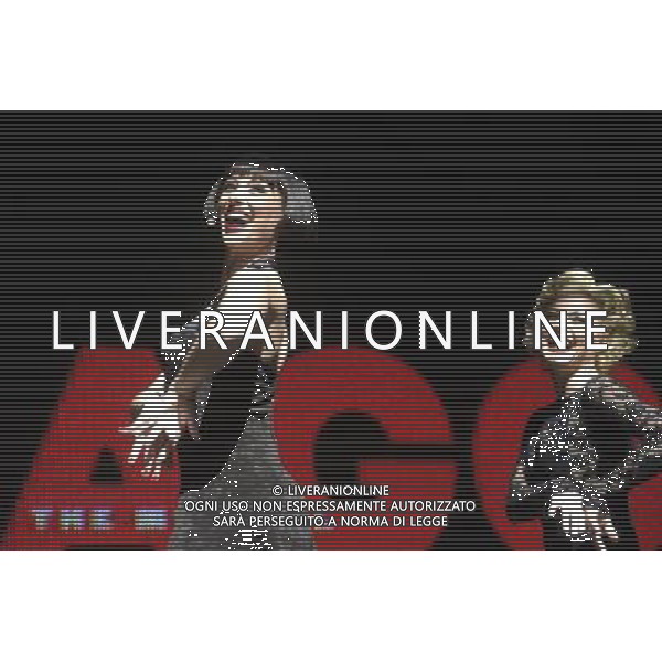 Cast of hit West End musicals Chicago and Mamma Mia perform popular numbers from the shows live to celebrate the square\'s launch. ©photoshot/AG ALDO LIVERANI SAS - ITALY ONLY -