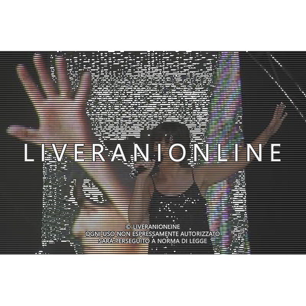 Cast of hit West End musicals Chicago and Mamma Mia perform popular numbers from the shows live to celebrate the square\'s launch. ©photoshot/AG ALDO LIVERANI SAS - ITALY ONLY -