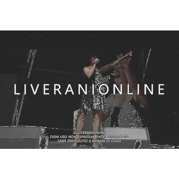 Cast of hit West End musicals Chicago and Mamma Mia perform popular numbers from the shows live to celebrate the square\'s launch. ©photoshot/AG ALDO LIVERANI SAS - ITALY ONLY -