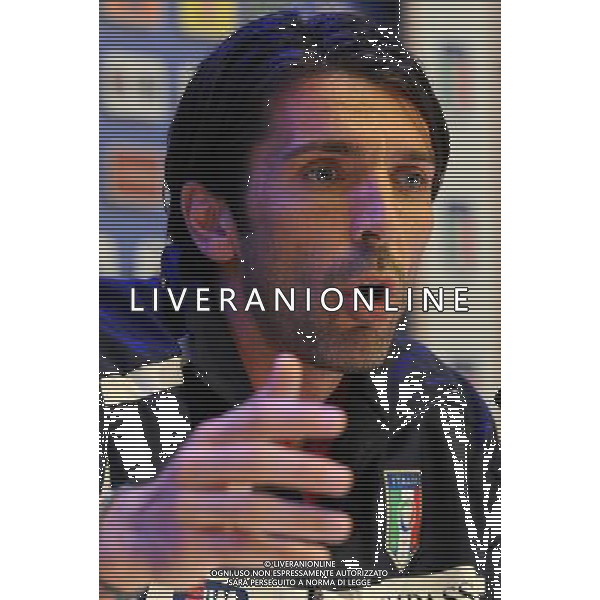Raduno Nazionale Italiana Firenze - 30.05.2012 Allenamento Nella Foto:Conferenza Stampa di Gianluigi Buffon /Ph.Vitez-Ag. Aldo Liverani