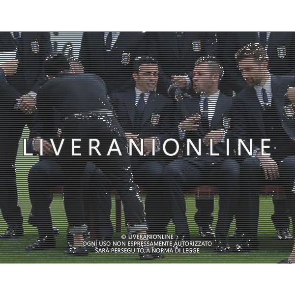 Raduno Nazionale Italiana Firenze - 21.05.2012 Foto Ufficiale della Nazionale Italiana in vista di EURO 2012 Nella Foto:cassano di natale e de sanctis /Ph.Vitez-Ag. Aldo Liverani