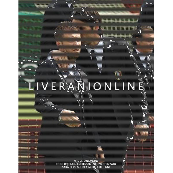 Raduno Nazionale Italiana Firenze - 21.05.2012 Foto Ufficiale della Nazionale Italiana in vista di EURO 2012 Nella Foto:cassano buffon /Ph.Vitez-Ag. Aldo Liverani