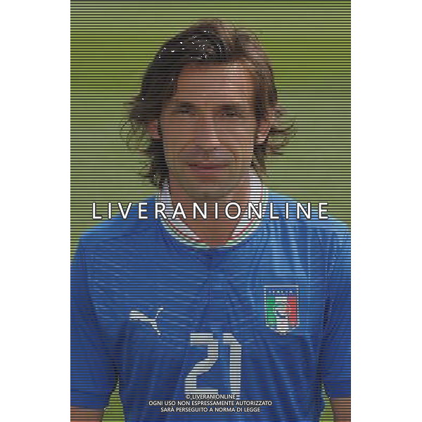 Raduno Nazionale Italiana Firenze - 21.05.2012 Foto Ufficiale della Nazionale Italiana in vista di EURO 2012 Nella Foto:Pirlo Andrea /Ph.Vitez-Ag. Aldo Liverani