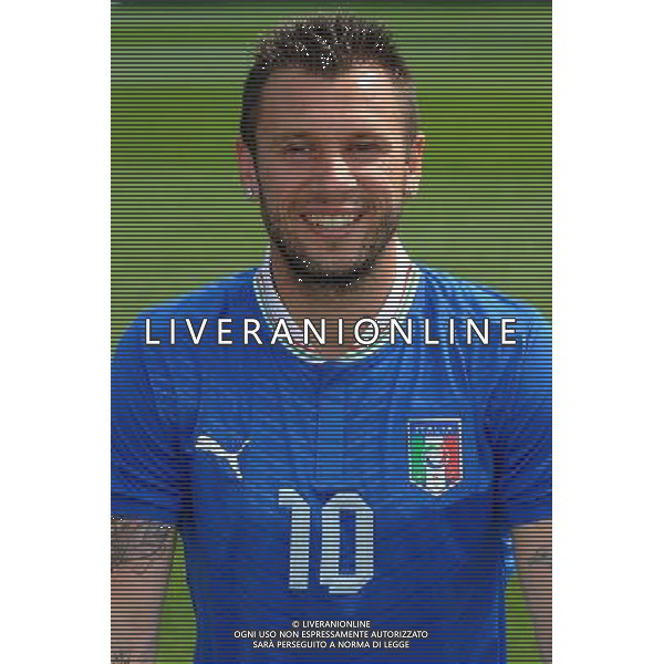 Raduno Nazionale Italiana Firenze - 21.05.2012 Foto Ufficiale della Nazionale Italiana in vista di EURO 2012 Nella Foto:Cassano Antonio /Ph.Vitez-Ag. Aldo Liverani