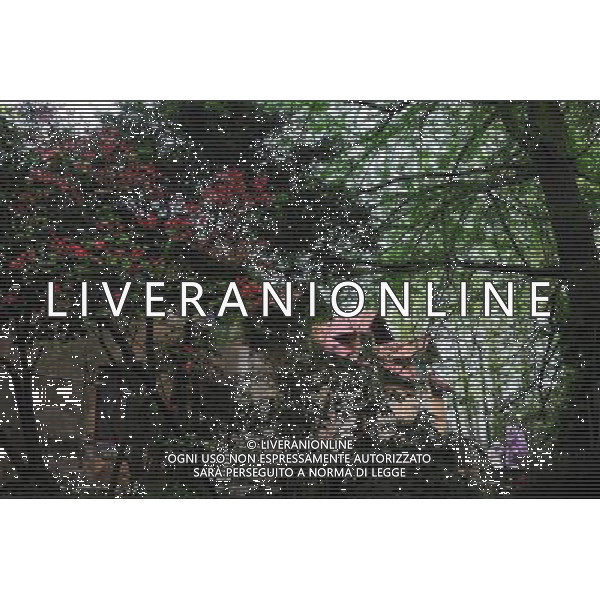 (120530) -- DEQING, May 30, 2012 () -- Photo taken on April 19, 2012 shows a villa built in 1896 on the Mogan Mountain in Deqing County, east China\'s Zhejiang Province. Foreigners began to build villas on the Mogan Mountain since 1896 because of its coolness and quietness. More than 250 villas, temples and chapels are preserved on the mountain. The buildings represent the architectural styles of China, Britain, Russia, the United States, France and Germany, winning the name of \'world modern architecture museum\'. The Mogan villas were listed in the six batch of national key cultural relics units of protection in May 2006. The Mogan Mountain was also selected by the New York Times as one of the 45 Places to Go in 2012. (/Tan Jin) (zkr) ©photoshot/AGENZIA ALDO LIVERANI SAS - ITALY ONLY - Piu\' di 250 ville, templi e cappelle sono conservate sulla montagna nel Monte Mogan in Deqing County, a est della Cina provincia di Zhejian 30 maggio 2012