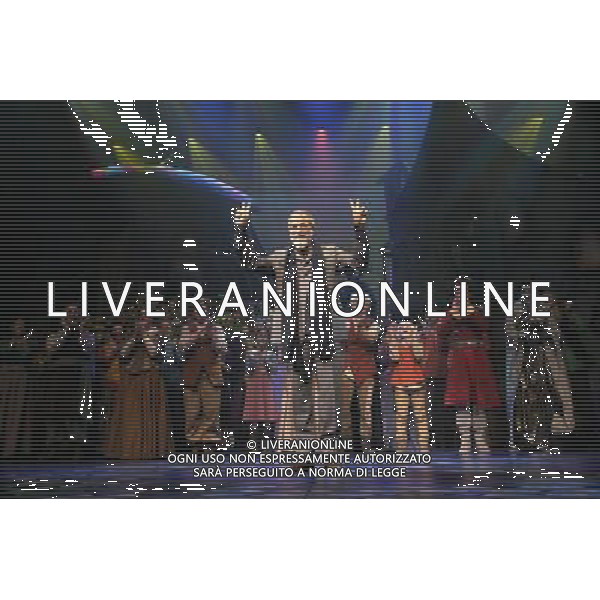 Curtain call of the world premiere of Cat Stevens\' ( Yusuf Islam ) musical fantasy Moonshadow. Cat Stevens joined the cast on stage. Princess Theatre, Melbourne, Australia. 31st May 2012. ©PHOTOSHOT/AG ALDO LIVERANI SAS - ITALY ONLY - *** Local Caption *** ..