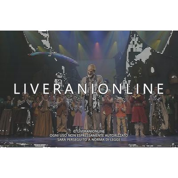 Curtain call of the world premiere of Cat Stevens\' ( Yusuf Islam ) musical fantasy Moonshadow. Cat Stevens joined the cast on stage. Princess Theatre, Melbourne, Australia. 31st May 2012. ©PHOTOSHOT/AG ALDO LIVERANI SAS - ITALY ONLY - *** Local Caption *** ..