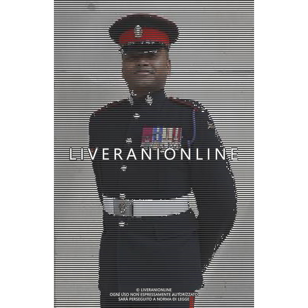 Lance Corporal Johnson Beharry, Victoria Cross holder arrives for a service at St Martin in the Fields Church in London, Wednesday, May 30, 2012. The Prince of Wales, President and The Duchess of Cornwall attended a reunion service for the Victoria Cross and George Cross Association. /PHOTOSHOT/AG ALDO LIVERANI SAS -ITALY ONLY -