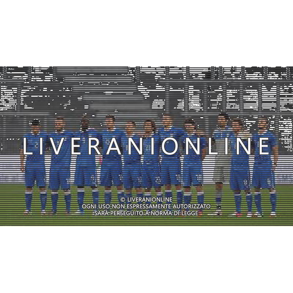 Partita Amichevole in vista di EURO 2012 Zurigo - 01.06.2012 Italia-Russia Nella Foto:la squadra dell\'italia schierata durante il minuto di silenzio /Ph.Vitez-Ag. Aldo Liverani