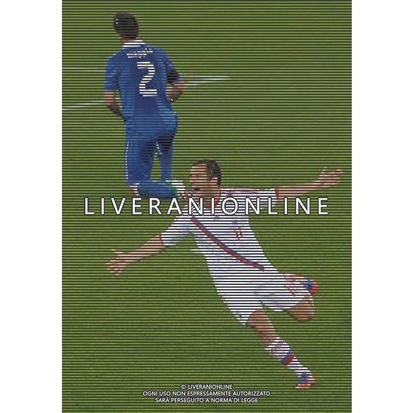 Partita Amichevole in vista di EURO 2012 Zurigo - 01.06.2012 Italia-Russia Nella Foto:kerzhakov esultanza dopo il gol /Ph.Vitez-Ag. Aldo Liverani