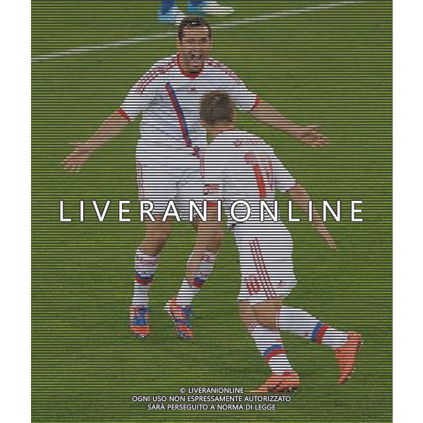 Partita Amichevole in vista di EURO 2012 Zurigo - 01.06.2012 Italia-Russia Nella Foto:kerzhakov esultanza dopo il gol /Ph.Vitez-Ag. Aldo Liverani