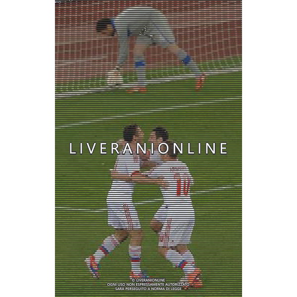 Partita Amichevole in vista di EURO 2012 Zurigo - 01.06.2012 Italia-Russia Nella Foto:kerzhakov esultanza dopo il gol /Ph.Vitez-Ag. Aldo Liverani