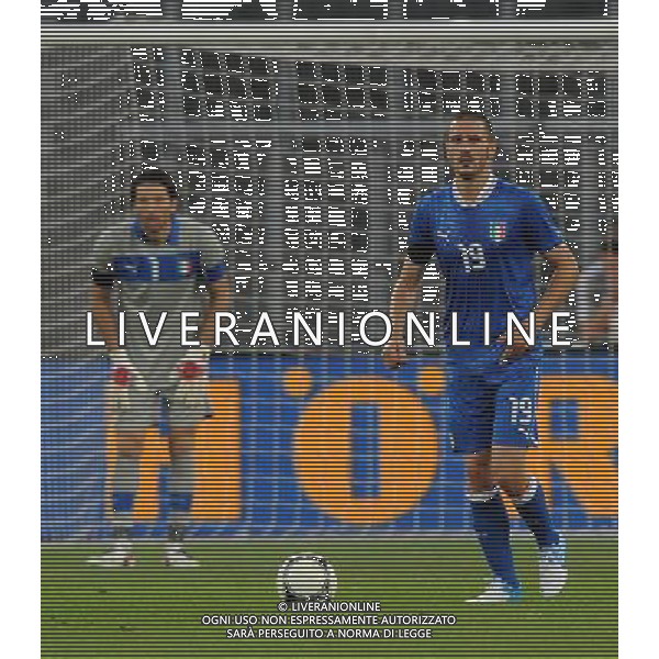 Partita Amichevole in vista di EURO 2012 Zurigo - 01.06.2012 Italia-Russia Nella Foto:Bonucci Leonardo - Buffon Gianluigi /Ph.Vitez-Ag. Aldo Liverani