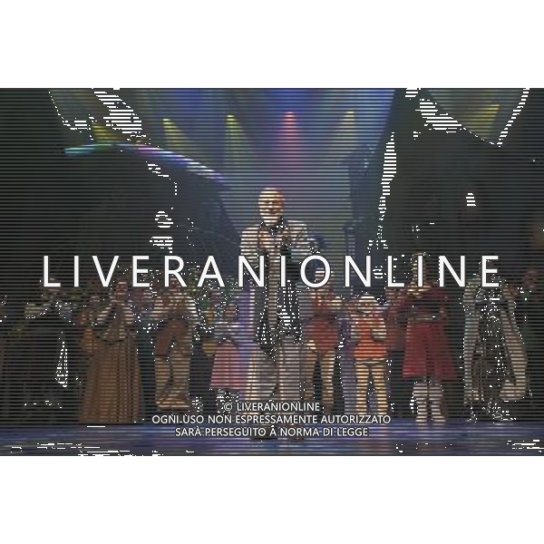 Curtain call of the world premiere of Cat Stevens\' musical fantasy Moonshadow. Cat Stevens joined the cast on stage. ©PHOTOSHOT/Agenzia Aldo Liverani Sas - ITALY ONLY - EDITORIAL USE ONLY