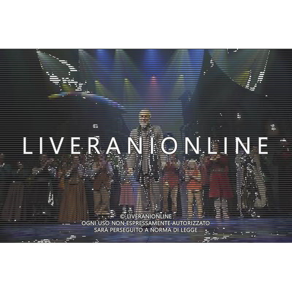 Curtain call of the world premiere of Cat Stevens\' musical fantasy Moonshadow. Cat Stevens joined the cast on stage. ©PHOTOSHOT/Agenzia Aldo Liverani Sas - ITALY ONLY - EDITORIAL USE ONLY