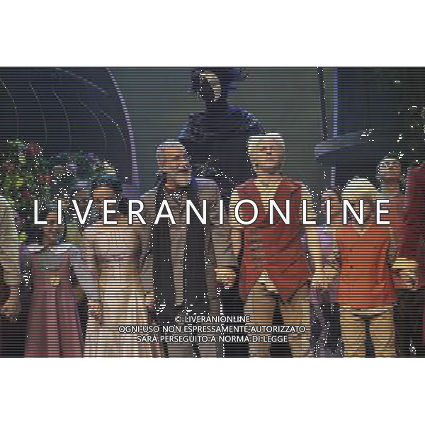 Curtain call of the world premiere of Cat Stevens\' musical fantasy Moonshadow. Cat Stevens joined the cast on stage. ©PHOTOSHOT/Agenzia Aldo Liverani Sas - ITALY ONLY - EDITORIAL USE ONLY