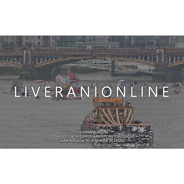  Picture Shows:Various boats at the Thames Diamond Jubilee Pageant to celebrate Her Majesty The Queen Elizabeth 2nd\'s 60 years as monarch of the United Kingdom. It is one of the largest flotillas ever assembled on the river. Rowed boats and working boats and pleasure vessels of all shapes and sizes will be beautifully dressed with streamers and Union Flags, their crews and passengers turned out in their finest rigs. The armed forces, fire, police, rescue and other services will be afloat and there will be an exuberance of historic boats, wooden launches, steam vessels and other boats of note. Date 03rd June 2012 *World Rights Only* *Unbylined uses will incur an additional discretionary fee!* /PHOTOSHOT/AG ALDO LIVERANI SAS - ITALY ONLY -