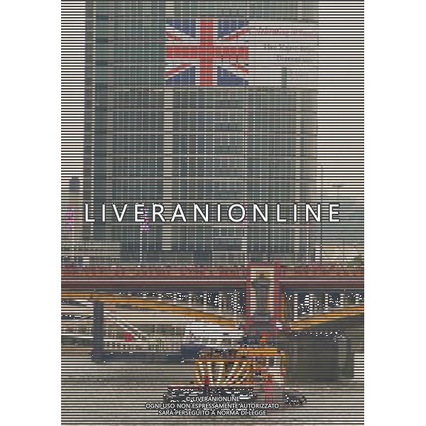  Picture Shows:Various boats at the Thames Diamond Jubilee Pageant to celebrate Her Majesty The Queen Elizabeth 2nd\'s 60 years as monarch of the United Kingdom. It is one of the largest flotillas ever assembled on the river. Rowed boats and working boats and pleasure vessels of all shapes and sizes will be beautifully dressed with streamers and Union Flags, their crews and passengers turned out in their finest rigs. The armed forces, fire, police, rescue and other services will be afloat and there will be an exuberance of historic boats, wooden launches, steam vessels and other boats of note. Date 03rd June 2012 *World Rights Only* *Unbylined uses will incur an additional discretionary fee!* /PHOTOSHOT/AG ALDO LIVERANI SAS - ITALY ONLY -