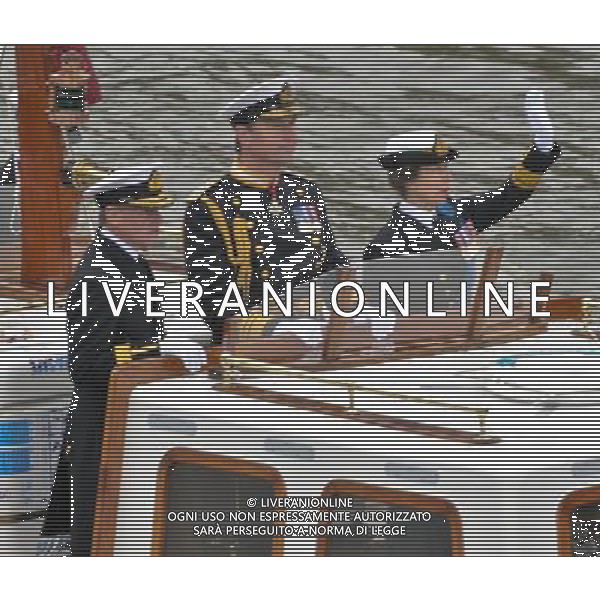  Picture Shows:Tim Laurence and Princess Anne at the Thames Diamond Jubilee Pageant to celebrate Her Majesty The Queen Elizabeth 2nd\'s 60 years as monarch of the United Kingdom. It is one of the largest flotillas ever assembled on the river. Rowed boats and working boats and pleasure vessels of all shapes and sizes will be beautifully dressed with streamers and Union Flags, their crews and passengers turned out in their finest rigs. The armed forces, fire, police, rescue and other services will be afloat and there will be an exuberance of historic boats, wooden launches, steam vessels and other boats of note. Date 03rd June 2012 *World Rights Only* *Unbylined uses will incur an additional discretionary fee!* /PHOTOSHOT/AG ALDO LIVERANI SAS - ITALY ONLY -
