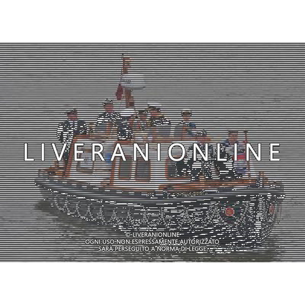  Picture Shows:Tim Laurence and Princess Anne at the Thames Diamond Jubilee Pageant to celebrate Her Majesty The Queen Elizabeth 2nd\'s 60 years as monarch of the United Kingdom. It is one of the largest flotillas ever assembled on the river. Rowed boats and working boats and pleasure vessels of all shapes and sizes will be beautifully dressed with streamers and Union Flags, their crews and passengers turned out in their finest rigs. The armed forces, fire, police, rescue and other services will be afloat and there will be an exuberance of historic boats, wooden launches, steam vessels and other boats of note. Date 03rd June 2012 *World Rights Only* *Unbylined uses will incur an additional discretionary fee!* /PHOTOSHOT/AG ALDO LIVERANI SAS - ITALY ONLY -