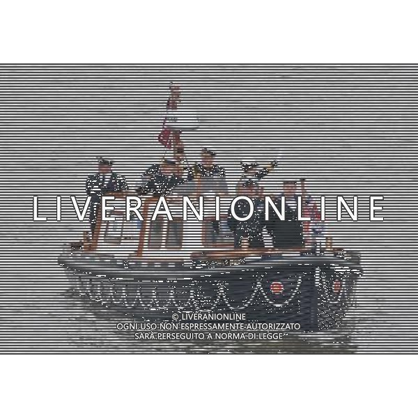  Picture Shows:Tim Laurence and Princess Anne at the Thames Diamond Jubilee Pageant to celebrate Her Majesty The Queen Elizabeth 2nd\'s 60 years as monarch of the United Kingdom. It is one of the largest flotillas ever assembled on the river. Rowed boats and working boats and pleasure vessels of all shapes and sizes will be beautifully dressed with streamers and Union Flags, their crews and passengers turned out in their finest rigs. The armed forces, fire, police, rescue and other services will be afloat and there will be an exuberance of historic boats, wooden launches, steam vessels and other boats of note. Date 03rd June 2012 *World Rights Only* *Unbylined uses will incur an additional discretionary fee!* /PHOTOSHOT/AG ALDO LIVERANI SAS - ITALY ONLY -