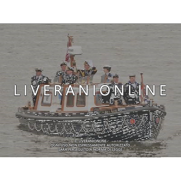 Picture Shows:Tim Laurence and Princess Anne at the Thames Diamond Jubilee Pageant to celebrate Her Majesty The Queen Elizabeth 2nd\'s 60 years as monarch of the United Kingdom. It is one of the largest flotillas ever assembled on the river. Rowed boats and working boats and pleasure vessels of all shapes and sizes will be beautifully dressed with streamers and Union Flags, their crews and passengers turned out in their finest rigs. The armed forces, fire, police, rescue and other services will be afloat and there will be an exuberance of historic boats, wooden launches, steam vessels and other boats of note. Date 03rd June 2012 *World Rights Only* *Unbylined uses will incur an additional discretionary fee!* /PHOTOSHOT/AG ALDO LIVERANI SAS - ITALY ONLY -