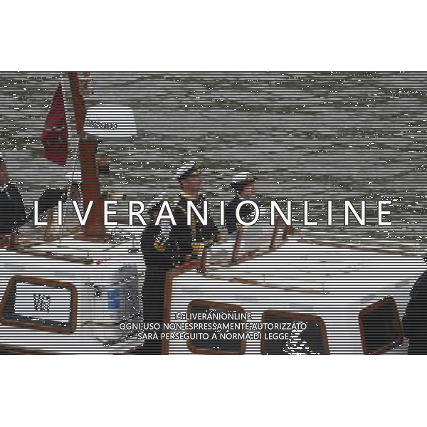 Princess Anne travels by boat along the River Thames in central London, as part of the Queen\'s Diamond Jubilee celebrations. Photo date: Sunday June 3, 2012. Celebrations were taking place across the country in honour of the Queen\'s 60 years spent on the throne. /PHOTOSHOT/AG ALDO LIVERANI SAS - ITALY ONLY -