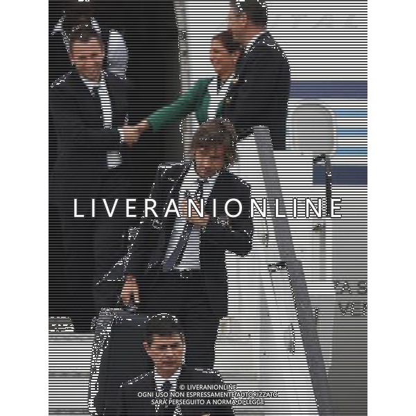 KRAKOW LOTNISKO KRAKOW BALICE 05.06.2012 EURO 2012 PILKA NOZNA REPREZENTACJA WLOCHY PRZYLOT DO POLSKI NZ ANDREA PIRLO FOT MICHAL NOWAK / NEWSPIX.PL CRACOW 05.06.2012 FOOTBALL CRACOW BALICE POLISH AIRPORT ARRIVING OF THE NATIONAL TEAM OF ITALY FOR TRAINING CAMPS IN POLAND DURING THE EURO 2012 MICHAL NOWAK / NEWSPIX.PL --- Newspix.pl AG ALDO LIVERANI S AS ONLY ITALY *** Local Caption *** www.newspix.pl mail us: info@newspix.pl call us: 0048 022 23 22 222 --- Polish Picture Agency by Ringier Axel Springer Poland