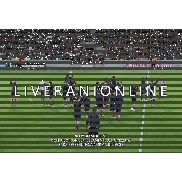 Campionati Europei UEFA 2012 Polonia/Ucraina Cracovia (Polonia) - 05.06.2012 Allenamento Nazionale Italiana Nella Foto:la squadra entra in campo /Ph.Vitez-Ag. Aldo Liverani