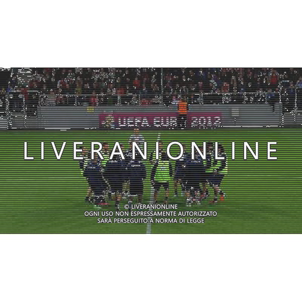 Campionati Europei UEFA 2012 Polonia/Ucraina Cracovia (Polonia) - 05.06.2012 Allenamento Nazionale Italiana Nella Foto:gruppo in allenamento /Ph.Vitez-Ag. Aldo Liverani