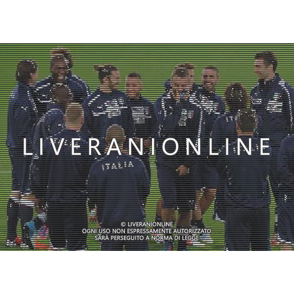 Campionati Europei UEFA 2012 Polonia/Ucraina Cracovia (Polonia) - 05.06.2012 Allenamento Nazionale Italiana Nella Foto:de rossi giaccherini borini balzaretti ogbonna gruppo /Ph.Vitez-Ag. Aldo Liverani