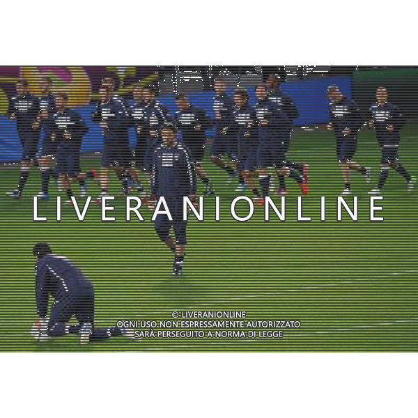 Campionati Europei UEFA 2012 Polonia/Ucraina Cracovia (Polonia) - 05.06.2012 Allenamento Nazionale Italiana Nella Foto:sirigu gruppo /Ph.Vitez-Ag. Aldo Liverani