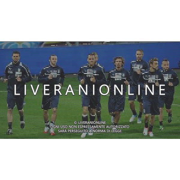 Campionati Europei UEFA 2012 Polonia/Ucraina Cracovia (Polonia) - 05.06.2012 Allenamento Nazionale Italiana Nella Foto:bonucci marchisio balzaretti pirlo thiago motta /Ph.Vitez-Ag. Aldo Liverani