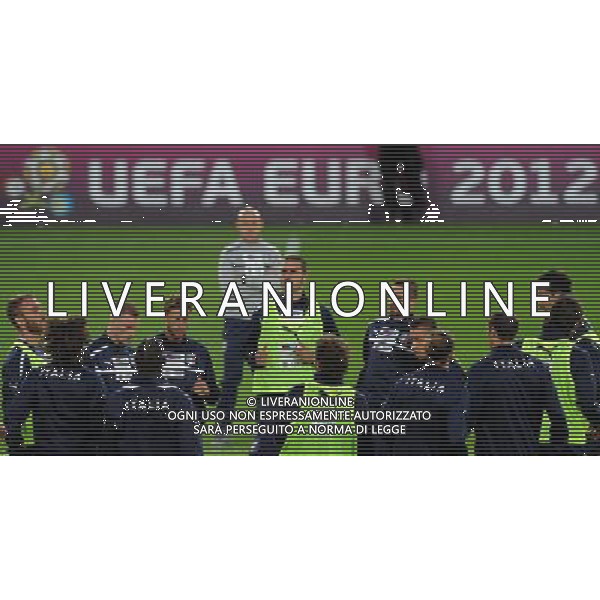 Campionati Europei UEFA 2012 Polonia/Ucraina Cracovia (Polonia) - 05.06.2012 Allenamento Nazionale Italiana Nella Foto:gruppo /Ph.Vitez-Ag. Aldo Liverani