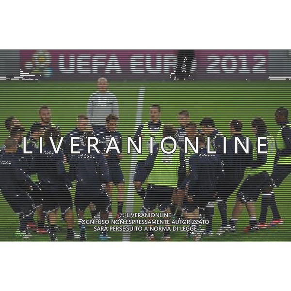 Campionati Europei UEFA 2012 Polonia/Ucraina Cracovia (Polonia) - 05.06.2012 Allenamento Nazionale Italiana Nella Foto:gruppo /Ph.Vitez-Ag. Aldo Liverani