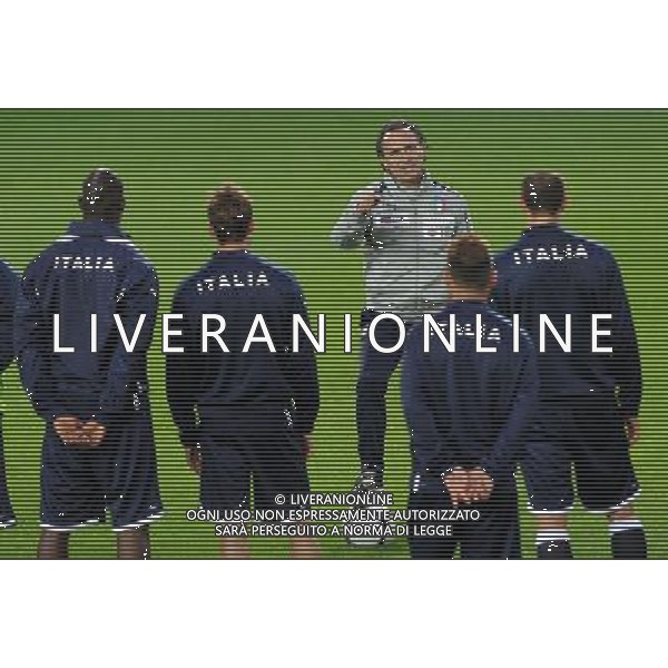 Campionati Europei UEFA 2012 Polonia/Ucraina Cracovia (Polonia) - 05.06.2012 Allenamento Nazionale Italiana Nella Foto:prandelli /Ph.Vitez-Ag. Aldo Liverani