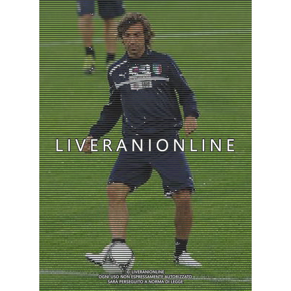 Campionati Europei UEFA 2012 Polonia/Ucraina Cracovia (Polonia) - 05.06.2012 Allenamento Nazionale Italiana Nella Foto:pirlo /Ph.Vitez-Ag. Aldo Liverani