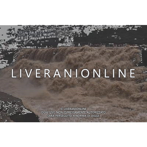 (120604) -- LINFEN, June 4, 2012 () -- Photo taken on June 4, 2012 shows the Hukou Waterfall of Yellow River in Jixian County of Linfen City, north China\'s Shanxi Province. (/Lu Guiming) (lfj) ©photoshot/AGENZIA ALDO LIVERANI SAS - ITALY ONLY - Le Cascate Hukou del Fiume Giallo nella contea Jixian di Linfen City, a nord della Cina nella provincia dello Shanxi, 4 giugno 2012