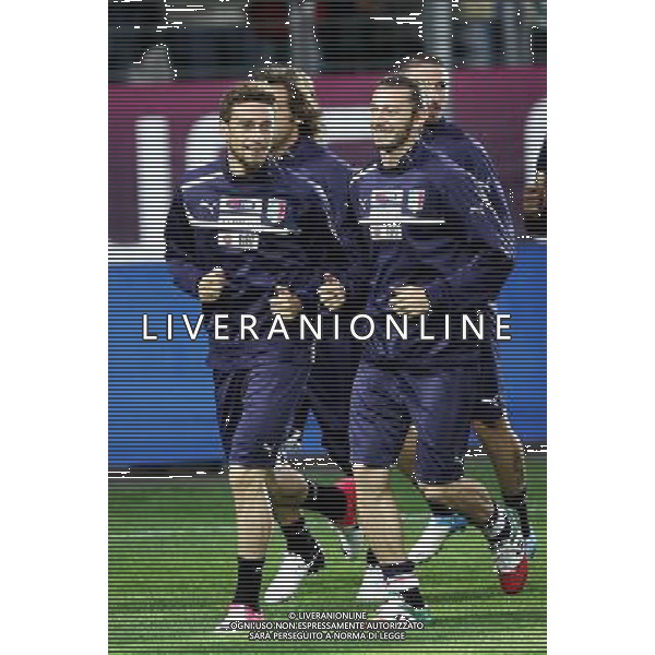 KRAKOW STADION MIEJSKI CRACOVIA 05.06.2012 EURO 2012 PILKA NOZNA REPREZENTACJA WLOCHY TRENING NZ CLAUDIO MARCHISIO FEDERICO BALZARETTI FOT MICHAL NOWAK / NEWSPIX.PL CRACOW 05.06.2012 FOOTBALL EURO 2012 OFFICIAL TRAINING SESSION OF ITALY NATIONAL TEAM MICHAL NOWAK / NEWSPIX.PL --- Newspix.pl AG ALDO LIVERANI S A S ONLY ITALY *** Local Caption *** www.newspix.pl mail us: info@newspix.pl call us: 0048 022 23 22 222 --- Polish Picture Agency by Ringier Axel Springer Poland