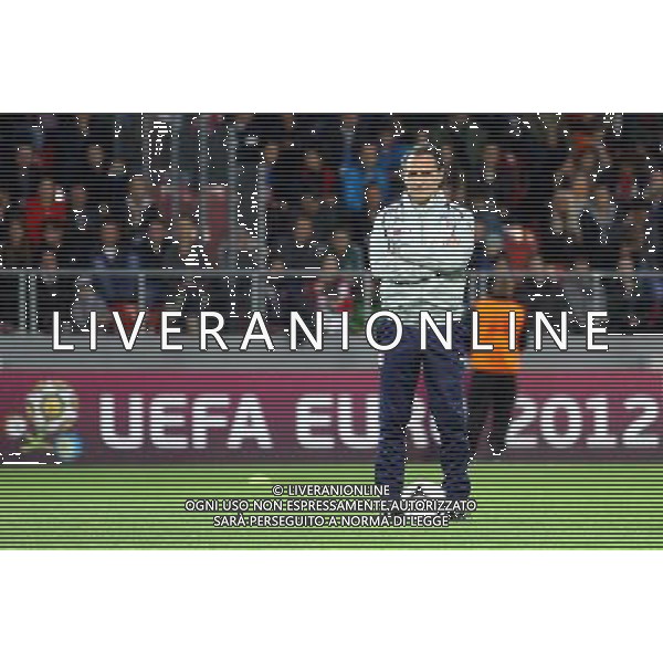 05.06.2012 - Krakow , Polska . Pilka nozna , UEFA EURO 2012 . Pierwszy trening reprezentacji Wloch / first practice of italian national team . n/z. Cesare Prandelli . Fot. Krzysztof Porebski / EDYTOR.net --- Newspix.pl AG ALDO LIVERANI S A S ONLY ITALY *** Local Caption *** www.newspix.pl mail us: info@newspix.pl call us: 0048 022 23 22 222 --- Polish Picture Agency by Ringier Axel Springer Poland