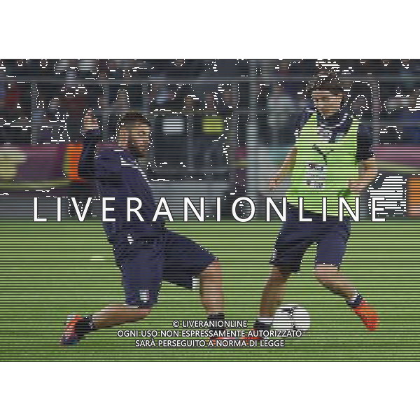 05.06.2012 - Krakow , Polska . Pilka nozna , UEFA EURO 2012 . Pierwszy trening reprezentacji Wloch / first practice of italian national team . n/z. Antonio Nocerino (L), Riccardo Montolivo (P). Fot. Krzysztof Porebski / EDYTOR.net --- Newspix.pl AG ALDO LIVERANI S A S ONLY ITALY *** Local Caption *** www.newspix.pl mail us: info@newspix.pl call us: 0048 022 23 22 222 --- Polish Picture Agency by Ringier Axel Springer Poland